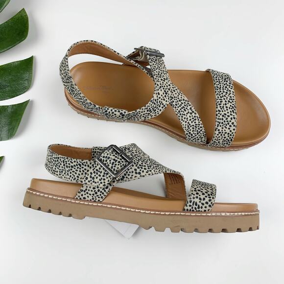 Universal Thread Annika Sandals Platform Footbed Leopard Print Women's 10 - Picture 1 of 13